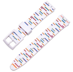Correa de <span class=keywords><strong>Reloj</strong></span> de Repuesto de Goma de 16 mm, 17 mm, 19 mm, Correa de <span class=keywords><strong>Reloj</strong></span> de Silicona Colorida para <span class=keywords><strong>Reloj</strong></span> <span class=keywords><strong>Swatch</strong></span> - Product Image 3
