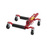 Ensemble de 4 chariots de déplacement de voiture manuels, cric de positionnement mécanique pour garage et parking, outil de déplacement de véhicule