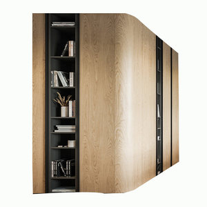 Muebles Completos para Toda la Casa, Armario de Cocina de Madera Maciza, Estilo Minimalista, Estilo Wabi-Sabi, Garantía de 5 Años - Product Image 5