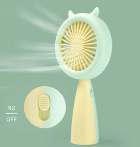 Summer Portable Handheld <b>Light</b> Electric Fan USB Charging Two Levels Silent Fan Private Label logo Eyelash Fan Dryer Wholesale - Product Image 6