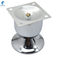 Pieds de meubles en chrome de 90 mm pour canapé, vente en gros