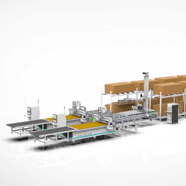 12 Tools ATC CNC Router Machine CNC Nesting Machine for Panel Wood Working Machine