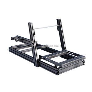 Simulateur de course automobile <span class=keywords><strong>professionnel</strong></span>, cadre de jeu de conduite, simulateur de course, cockpit de course, simulateur, profilés en aluminium 4080 - Product Image 5