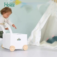 Poussette trotteur pour bébé Artefact de trotteur pour bébé Poussette de rangement pour bébé