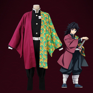 Costume de <span class=keywords><strong>cosplay</strong></span> Demon Slayer Tanjiro Nezuko Zenitsu <span class=keywords><strong>Rengoku</strong></span>, uniforme d'anime - Product Image 3
