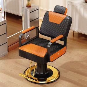Sillón de barbero para peluquería, silla profesional para cortes de cabello con altura ajustable, función reclinable, diseño giratorio de alta gama - Product Image 3