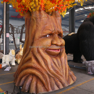 Lớn nhân tạo animatronic Lifesize Chất lượng cao nói chuyện cây với khuôn mặt cho công viên chủ đề trang trí - Product Image 3