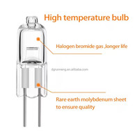RUNNENG Vente à Chaud G4 12V 10W Ampoule de Lampe Halogène Basse Tension G5.3 Aromathérapie Plug and Play Prise à Deux Broches 220V/12V/20W/35W