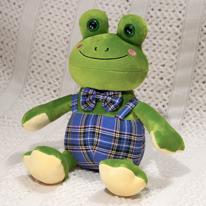 Blue checkered frog 28cm