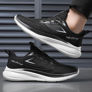 <b>Men</b> Summer Mesh Running Shoes Lightweight <b>Breathable</b> Rubber Outsole EVA Midsole Casual Sport <b>Trainers</b> - Product Image 4