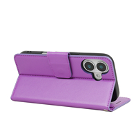 Nouvelle conception Étui portefeuille en cuir PU à rabat pour iPhone 18 17 16 15 Pro Max 16 14 Plus Air 16e avec support magnétique pour cartes NFC Housse de téléphone portable
