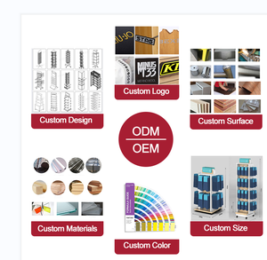 Hiện đại miễn phí thường vụ kim loại chăm sóc sắc đẹp Rack cho cửa hàng bán lẻ Salon sàn sản phẩm sơn móng tay Hiển thị kệ - Product Image 5