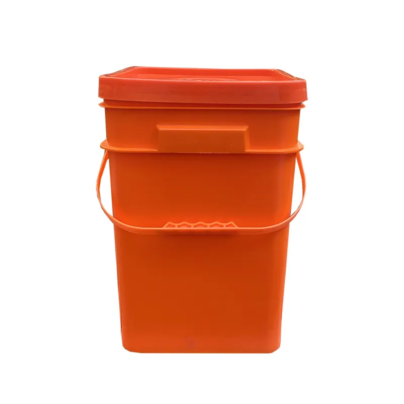 5 गैलन बारिश ओक टोकरा और शिपिंग बैरल 20 लीटर वर्ग एक समय lids के साथ प्लास्टिक की बाल्टी