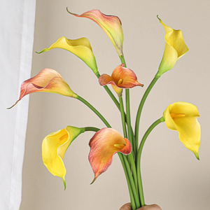 Fleurs artificielles de lys calla en EVA de haute qualité, aspect réaliste, lys calla blancs pour mariage, fête, décoration de la maison - Product Image 5