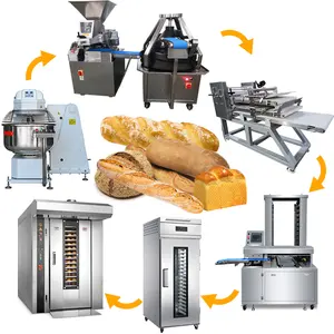 Máquina de molde elétrica para baguete/forno para pão baguette/linha de produção de baguette francesa fabricada na China