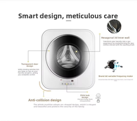 Lave-linge mural entièrement automatique de 3 kg avec fonction de séchage