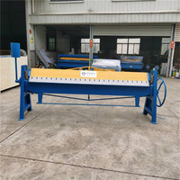 Prix du fabricant Presse plieuse manuelle Machine à cintrer les bords en acier inoxydable Cintreuse pliante pour pliage de feuilles d'aluminium