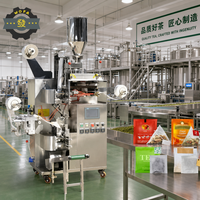 Machine d'emballage multifonctionnelle automatique pour sachets de thé et granulés de café, avec fonction d'enroulement et entraînement motorisé, haute précision, qualité alimentaire