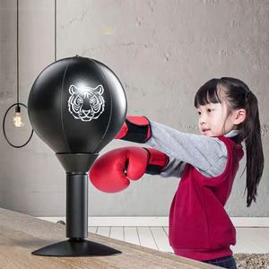 Heavy Duty Desk <b>Boxing</b> Punch Bag with Suction Cup Speed <b>Ball</b> for Kids and Adults-Stress Relief Desktop Punching Practice - Product Image 3