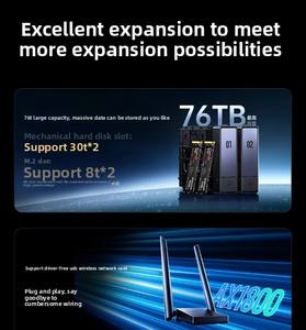 UGREEN DXP2800 2托架台式机NAS英特尔N100四核4K，适用于8gb DDR5内存固态硬盘新的USB连接存储 - Product Image 6