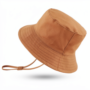 Wholesale Custom Bucket <b>Hat</b> 100% Cotton Sun <b>Hat</b> Breathable Lightweight UV Protection Fishing <b>Hat</b> <b>Summer</b> Beach Outdoor <b>Hat</b> Person - Product Image 1
