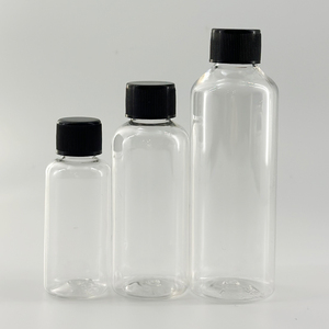 Bán Buôn 20 30 50 <span class=keywords><strong>100Ml</strong></span> Trong Suốt Mỏng Cao Chai Nhựa Kín Chai Chất Lỏng Pet Mẫu Chai Bao Bì - Product Image 2