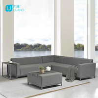 Ensemble de canapés d'intérieur et d'extérieur, mobilier à séchage rapide, meubles en tissu, design