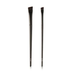 Pincel delineador de ojos tipo cuchilla, pincel plano biselado para cejas, pincel para polvo de cejas efecto oruga, pincel corrector de maquillaje - Product Image 1