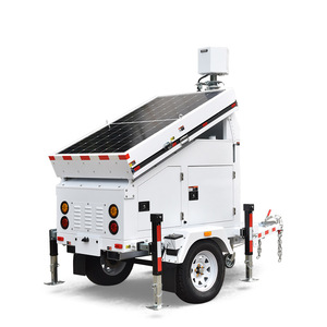 Remolque de Seguridad Móvil con Energía Solar UNIV, CCTV PTZ, UST-600S - Product Image 1