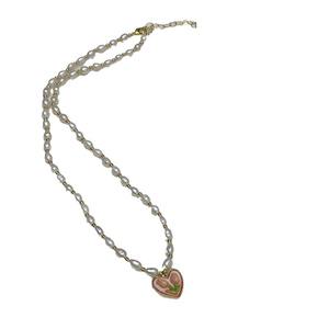 Collier en perles d'eau douce de luxe Zhuji Zhizhen, nouveau style de luxe léger, collier en forme de tulipe, amour, force, fournisseur direct - Product Image 5