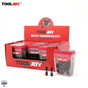 TOOLJOY 25mm yüksek kalite darbe burulma renk tüp PH2 PZ2 çelik tornavida uçları düz OEM mevcut manyetik ucu için - Product Image 3