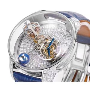 Reloj de Pulsera Mecánico para Hombre de 47 mm, con Impresionante Movimiento Tourbillon Integral de Doble Eje, Fabricación Exquisita - Product Image 4