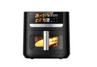 Freidora de Aire Anbolife 8L con Pantalla Táctil LED, Tubo Calefactor 304, Control Digital, 8 Programas Preestablecidos, Sin Aceite, para Cocina Doméstica, OEM