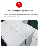Papier couché mat à surface lisse 128 g/m² pour l'impression de manuels scolaires