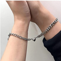 Bracelets de couple KISSWIFE pour femmes et hommes, bracelets magnétiques à personnalité, bracelets assortis pour petit ami et petite amie