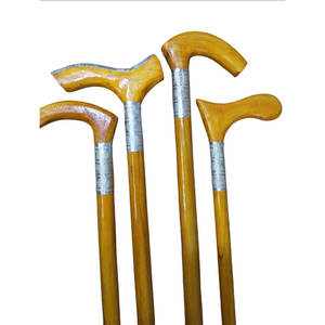 Bastones de madera ligeros de gran venta con diseño de papel plateado, al por mayor, al mejor precio, bastones de madera para personas mayores - Product Image 4