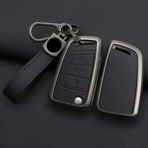 Étui pour clé de voiture OLIVER VW Golf 7 MK7 Tiguan MK2 <span class=keywords><strong>Seat</strong></span> Ateca <span class=keywords><strong>Leon</strong></span> <span class=keywords><strong>FR</strong></span> 2 Ibiza Skoda Octavia Kodiaq - Product Image 2