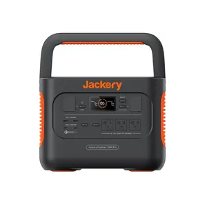 Jackery Explorer 1000EU Pro，带欧盟插头便携式高1000瓦输出电站磷酸铁锂电池1002Wh容量和MPPT