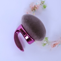 Best-seller Pinceau pour timbre à poudre libre à tête de champignon végétalien pour visage et corps Pinceau multifonctionnel pour poudre de cou