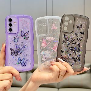 Coque mobile en caoutchouc gel papillon respectueux de la peau pour Samsung A14 A54 A53 A35 S23fe Cases <span class=keywords><strong>A71</strong></span> - Product Image 2