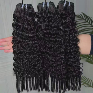 Extensiones de Cabello Humano Virgen 100% Sin Procesar, Ondulado Euroasiático Sedoso de Lujo, Color Negro Natural, Doble Trama, para Pelucas - Product Image 3