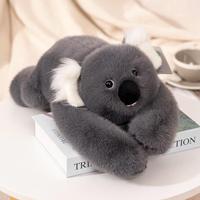 Série de sacs à dos en peluche d'animaux mignons Koala Panda Dinosaure Paresseux Jouets en peluche Poupées de lit pour anniversaire Soulagement du stress