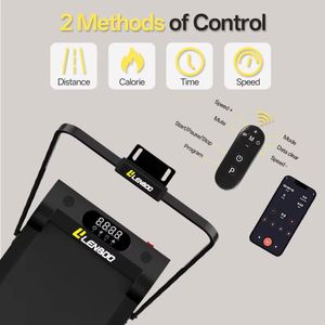 Oem Portable Home Fitness Treadmill Foldable Electric Walking Pad with Remote Control Handle Incline Treadmill - Product Image 3