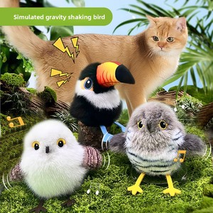 Juguete Interactivo Automático para Gatos con Simulación de Pájaros, Sonidos Realistas y Chirridos, para Ejercicio de Mascotas y Alivio del Aburrimiento, Nuevo de Fábrica - Product Image 2