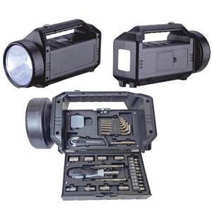 Custom <b>Flashlight</b> & Toolbox Set with <b>LED</b> Light - Versatile Tool Kit for DIY Projects and Promotional Gift - Product Image 4
