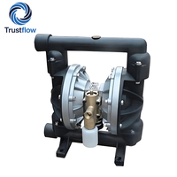 TRUSTFLOW QBY3 Direktlieferung ab Werk, Luftbetriebene PTFE-Doppelmembranpumpe für Korrosive Flüssigkeiten, 0,2-0,7 MPa Druck, 0~1000