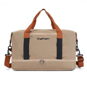 Sac de sport étanche grande capacité avec fermeture éclair pour gym, voyage, sport, compartiment humide/sec, conception de logo personnalisé - Product Image 2