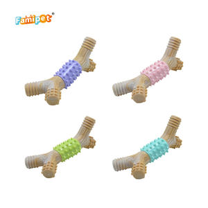 Giocattolo per Cani Indistruttibile Famipet, Nuovo Design a Forma di Osso in <span class=keywords><strong>Nylon</strong></span> Resistente, Gioco da Masticare per Animali Domestici - Product Image 1