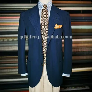 China MTM Smoking Hochzeit Bräutigam Maßge schneiderte benutzer definierte Wolle blau Mann Anzug