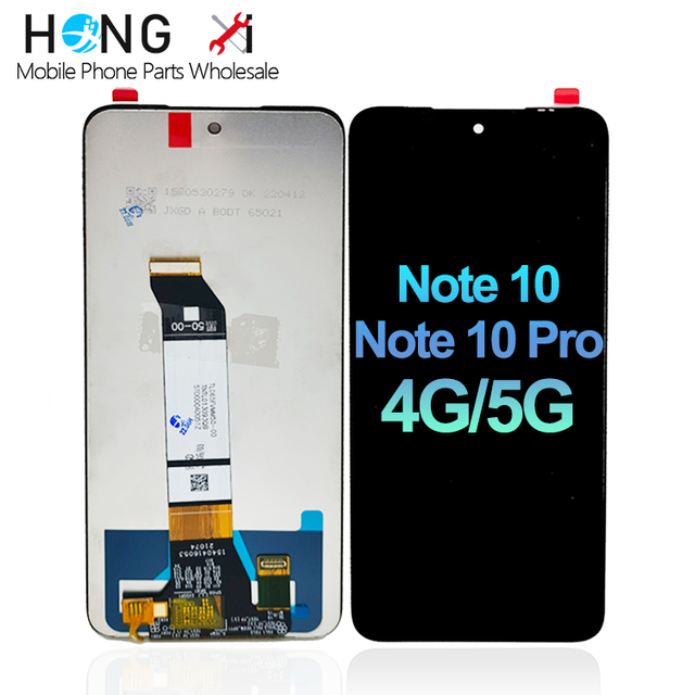 Lcd for xiaomi Redmi Note 10 Pro 5g Lcd Frame Original for Redmi Note 10s Pro Max 4g Display Oled Touch Screen Replacement